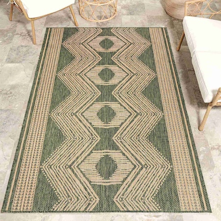 Nuloom Ranya Tribal Indoor/Outdoor Area Rug 8ft x 10ft GBCB01O-8010